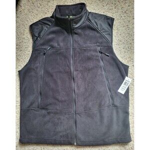 NWT Timberland Polartec Fleece Vest Men’s XL Black Outdoor Hiking $60